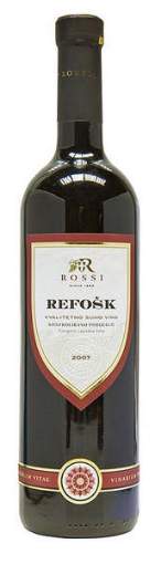 Picture of *REFOŠK ROSSI 0.75L 2011.SUHO KVAL. -6/1-      5301