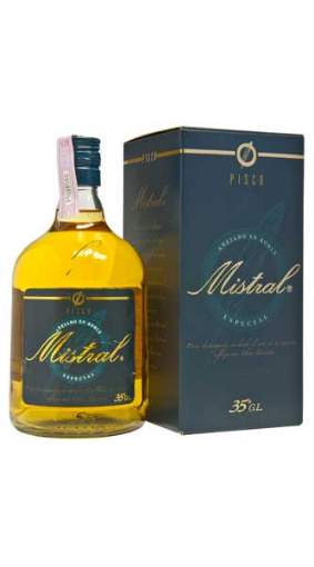 Picture of *PISCO MISTRAL RESERVADO 40% 0.70L -6/1-