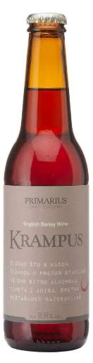 Picture of *PIVO PRIMARIUS KRAMPUS 0.33L -12/1-  8.8%ALC BARLEY WINE