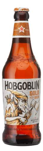 Picture of N-*PIVO WYCHWOOD GOLD HOBGOBLIN 0.50L -8/1-  4.5%ALC BOCA 126#