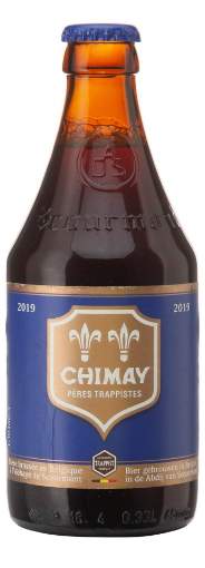 Picture of *PIVO CHIMAY 0.33L PERES BLUE TRAPPIST  -24/1-  9%ALC