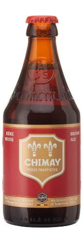 Picture of *PIVO CHIMAY 0.33L PERES BRUIN RED TRAPPIST  -24/1-  7%ALC