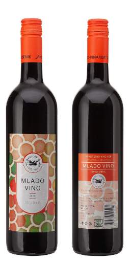 Picture of *MLADO VINO VINOPLOD 0.75L KV. POLUSUHO 2018. -6/1-