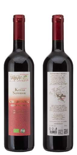 Picture of *CRLJENAK ZINFANDEL KOTAR S. 0.75L VRH SUHO 2020 -6/1-