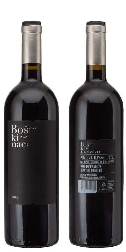 Picture of *BOŠKINAC CAB.SAUV.&MERLOT 0.75L VRH SUHO 2018. -6/1-