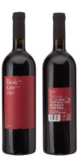 Picture of *BOŠKINČIĆ CUVEE CRNO (CAB.S.+MERLOT) 0.75L KV SUHO 2021 -6/1-