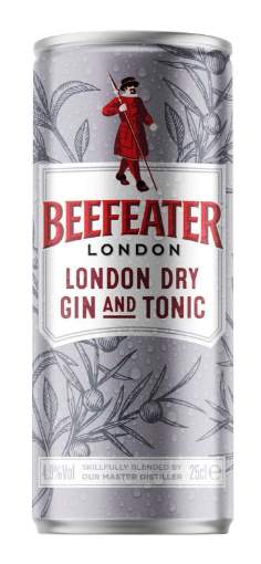 Picture of N-*GIN BEEFEATER DRY GIN & TONIC 0,25L -12/1-