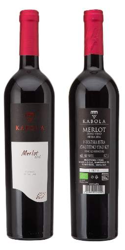 Picture of *MERLOT KABOLA MARKEŽIĆ 0.75L KV SUHO 2021 -12/1-