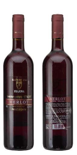 Picture of *MERLOT FRAJONA 0.75L -6/1- 2017. SUHO KVALITETNO.