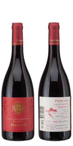 Picture of *PINOT CRNI KRAUTHAKER 0.75L ZOI SUHO 2021 -6/1-