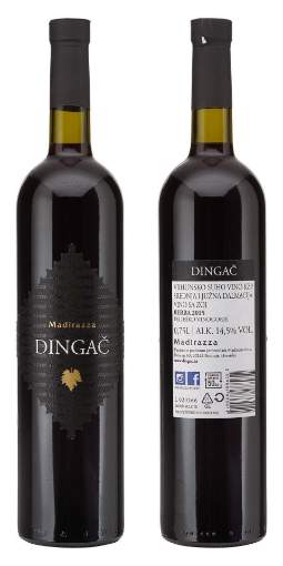 Picture of *DINGAČ MADIRAZZA 0.75L 14,5% VRH SUHO 2018 -6/1-