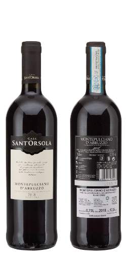 Picture of *MONTEPULCIANO D'ABRUZZO 0.75L S.ORSOLA ZOI SUHO 2020 -6/1-