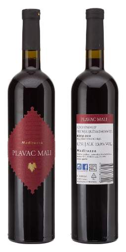 Picture of *PLAVAC MALI MADIRAZZA  13% 0.75L KZP SUHO 2020 -6/1-