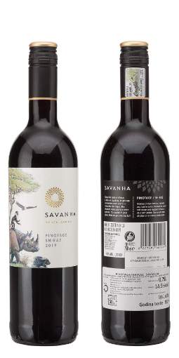 Picture of *PINOTAGE/SHIRAZ SAVANHA SPIER 0.75L ZP SUHO 2021 -6/1-