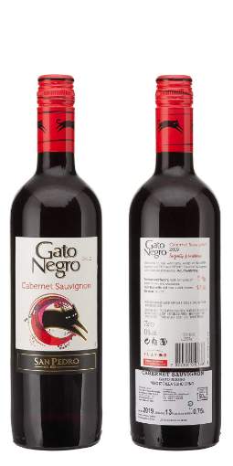 Picture of *CABERNET SAUVIGNON GATO NEGRO 0.75L SUHO 2021 -6/1- 2023