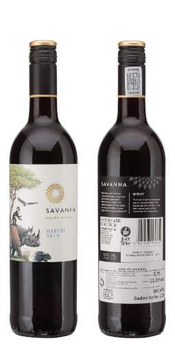 Picture of *MERLOT SAVANHA SPIER 0.75L ZP SUHO 2020