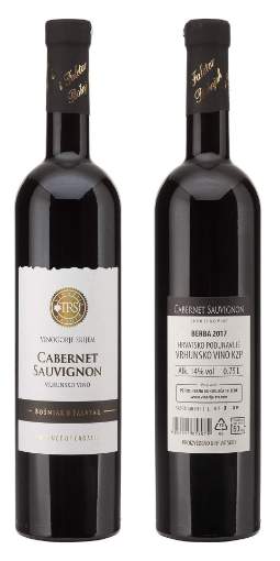 Picture of *CABERNET SAUVIGNON TRS 0.75L VRH SUHO 2020