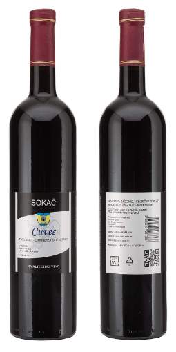 Picture of N-*CUVEE SOKAČ (ZWEIGELT-CAB.SAUVIGNON) 0.75L KV SUHO 2018