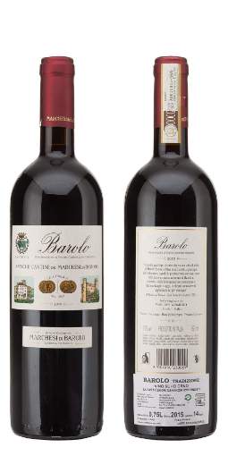 Picture of *BAROLO TRADIZIONE MARCHESI ANTICHE 0.75L ZOI SUHO 2017 -6/1-