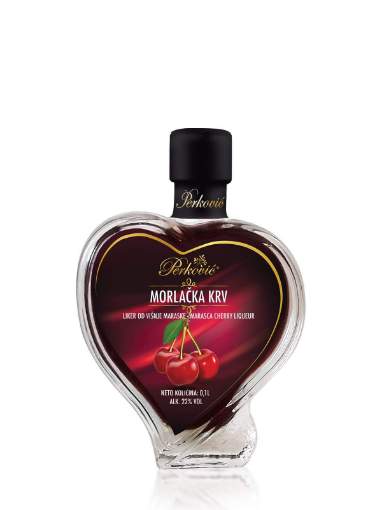 Picture of LIKER MORLAČKA KRV 0.1L PERKOVIĆ SRCE CHERRY LIKER