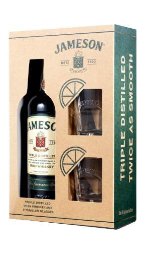 Picture of N-*WHISKEY JAMESON 0,7L+2 ČAŠE