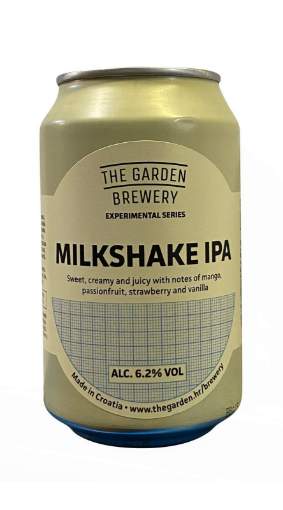 Picture of *PIVO GARDEN 0.33L MILKSHAKE IPA -24/1-  6.2%ALC LIMENKA