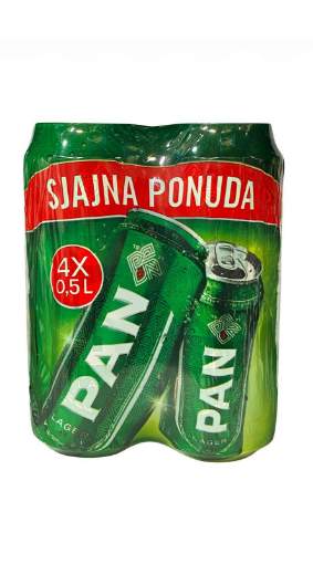 Picture of N-*PIVO PAN 0.50L 4-PACK -6/1-  LIMENKA