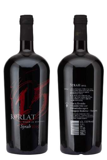 Picture of N-*SYRAH KORLAT BENKOVAC 1.5L VRH SUHO 2015 -6/1-