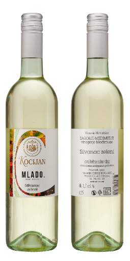 Picture of *VINO MLADO KOCIJAN 0.75L SUHO 2022. (SILVANAC ZELENI) KVAL.