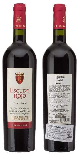 Picture of *CARMENERE ESCUDO ROJO 0.75L ZP SUHO 2018