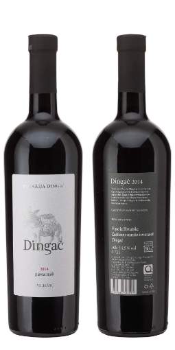 Picture of *DINGAČ PZ DINGAČ VINA 0.75L VRH SUHO 2018 -6/1-