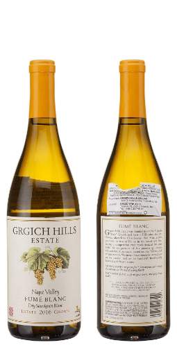 Picture of *FUME BLANC GRGIĆ GRGICH HILLS 0.75L ZP SUHO 2016 -12/1-