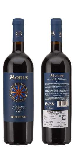 Picture of *MODUS RUFFINO 0.75L IGT (SANGIOVESE+CS+MERLOT)  ZP SUHO 2019 -6/1-