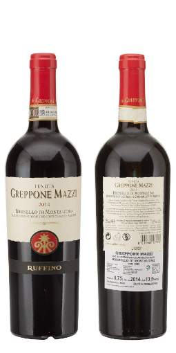 Picture of *BRUNELLO DI MONTALCINO GREPPONE MAZZI RUFFINO 0.75L ZOI SUHO 2017