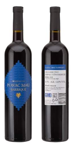 Picture of *PLAVAC MALI SELECTION BQ MADIRAZZA 0.75L SUHO 2019 -6/1