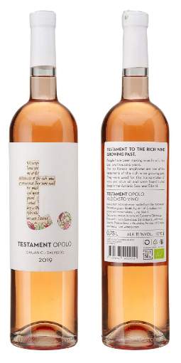 Picture of *OPOLO ROSE TESTAMENT ORGANIC DALMATIA 0.75L SUHO 2023