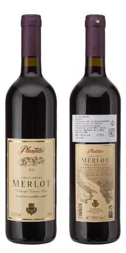 Picture of *MERLOT PLANTAŽE 0.75L ZP SUHO 2018 -6/1-