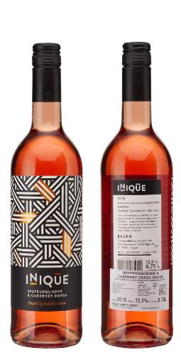 Picture of N-*ROSE SPATBURGUNDER I CABERNET DORSA INIQUE IHRINGER 0.75L ZOI POLUSUHO 2017 -6/1-