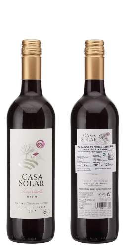 Picture of *TEMPRANILLO CASA SOLAR 0.75L COSECHEROS ZOZP SUHO 2022 -6/1-