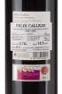 Picture of *FELIX CALLEJO TEMPRANILLO 0,75L ZOI SUHO 2016 -6/1-