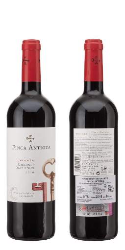 Picture of *CABERNET SAUVIGNON FINCA ANTIGUA 0.75L ZOI SUHO 2018 -6/1-