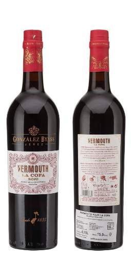 Picture of *VERMOUTH ROJO LA COPA 0,75L GONZALEZ 15,5% 6/1-