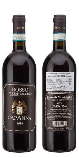 Picture of *ROSSO DI MONTALCINO CAPANNA 0.75L ZOI SUHO 2020 -6/1-