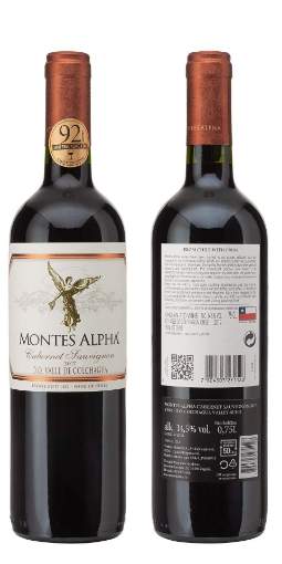 Picture of *CABERNET SAUVIGNON MONTES ALPHA 0.75L ZP SUHO 2021-6/1-