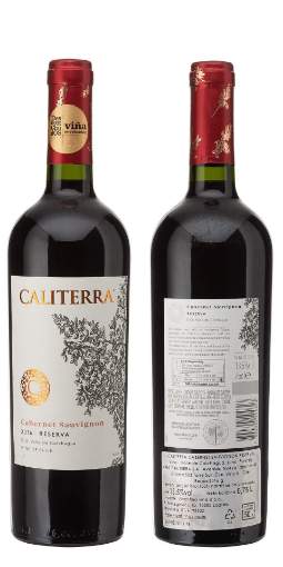 Picture of *CABERNET SAUVIGNON CALITERRA 0.75L RESERVA ZP SUHO 2019 -6/1-