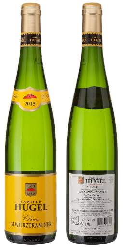 Picture of *GEWURZTRAMINER HUGEL CLASSIC 0.75L ZOI SUHO 2015