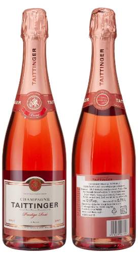 Picture of *PJENUŠAC TAITTINGER ROSE CHAMPAGNE 0.75L ZOI BRUT -6/1-