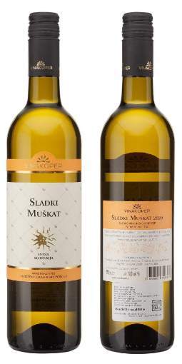 Picture of *MUŠKAT SLATKI VINA KOPER 0.75L ZOI SLATKO 2022