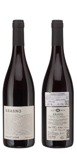 Picture of *PINOT CRNI KRASNO GORIŠKA 0.75L ZOI SUHO 2020 -6/1-