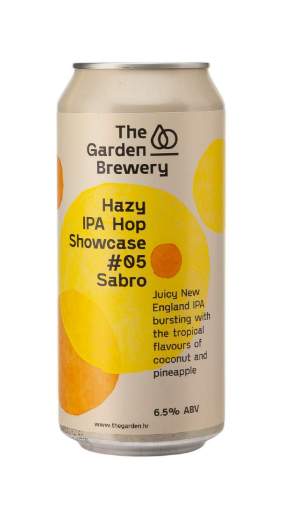 Picture of *PIVO GARDEN 0.44L HAZY IPA SABRO#5 -24/1-  6.5%ALC NEW ENGLAND IPA LIMENKA